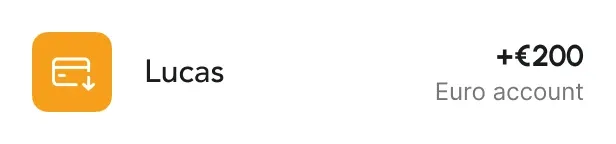 Transfer notification