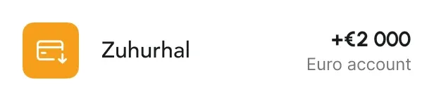 Transfer notification